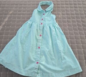 Penelope Mack Light Blue Dress with Pink Accents